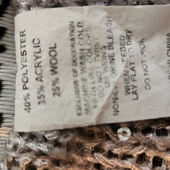 Say What Women's Crop Sparkle Lightweight Gray Sweater Small - Picture 4 of 7